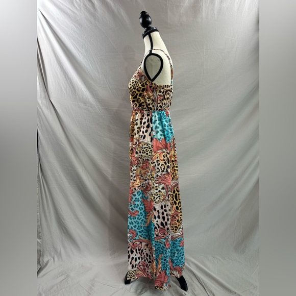 Leopard Print Cami Maxi Dress - Picture 8 of 9